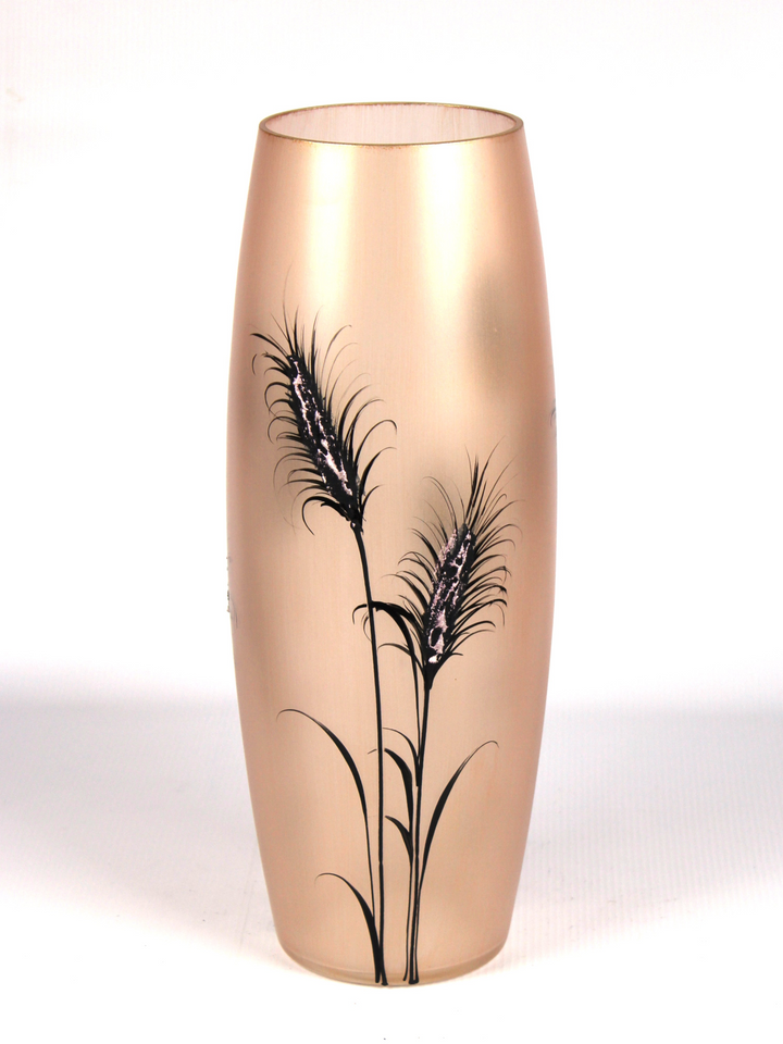 Hand-Painted Lilac Decorative Glass Vase - Elegant Floor Art Piece by B2 Studio - Premium  from Home Treasures - Just £59.99! Shop now at Home Treasures