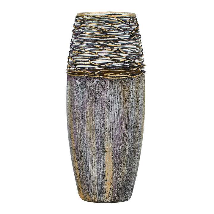 Handpainted Glass Vase for Flowers | Art Glass Vase | Home Decor | Table Vase 10 in - Premium  from Home Treasures - Just £41.99! Shop now at Home Treasures