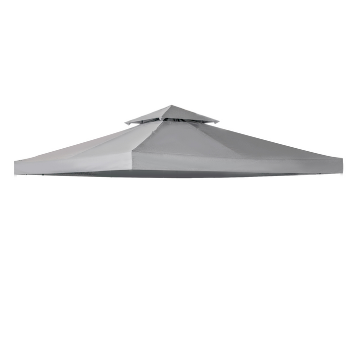 3 x 3(m) Gazebo, Canopy Roof Top Replacement Cover - Light Grey - Premium  from Home Treasures - Just £46.99! Shop now at Home Treasures