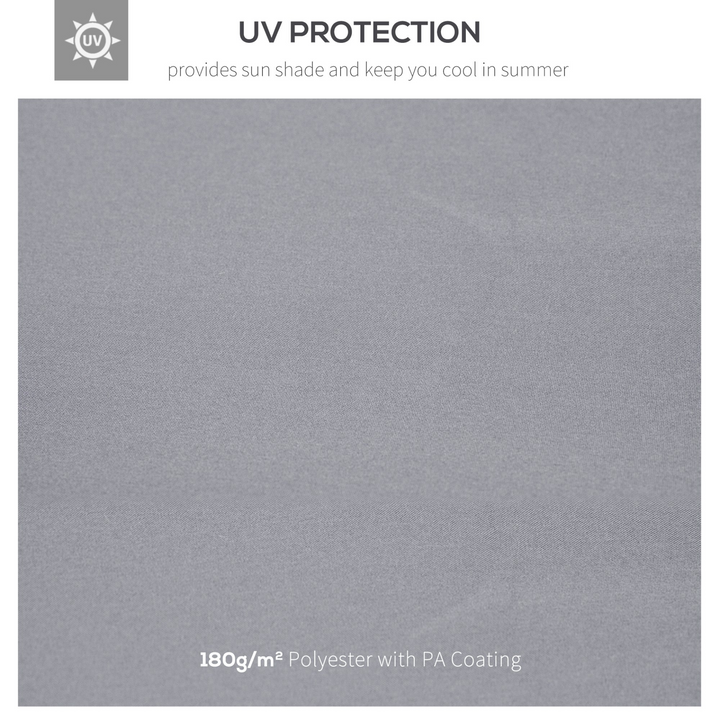 3 x 3(m) Gazebo, Canopy Roof Top Replacement Cover - Light Grey - Premium  from Home Treasures - Just £46.99! Shop now at Home Treasures