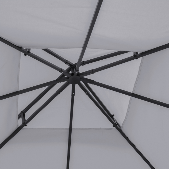 3 x 3(m) Gazebo, Canopy Roof Top Replacement Cover - Light Grey - Premium  from Home Treasures - Just £46.99! Shop now at Home Treasures