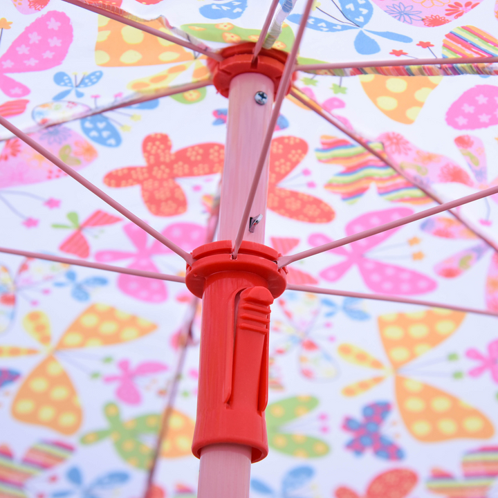 Children's Butterfly Bistro Table & Chair Set with Adjustable Parasol - Perfect for Outdoor Play - Premium  from Home Treasures - Just £51.99! Shop now at Home Treasures