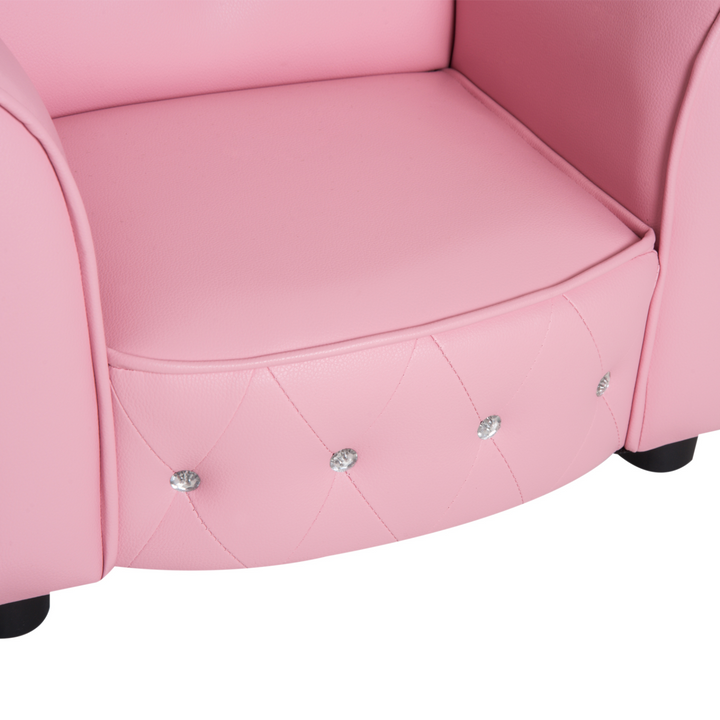 Elegant Princess Pink Children's Armchair - Perfect for Your Little One's Room - Premium  from Home Treasures - Just £77.99! Shop now at Home Treasures