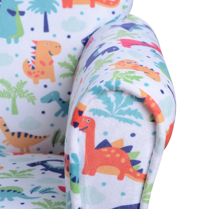 Children's Armchair/Tub Chair with Adorable Cartoon Dinosaur Pattern - Perfect for Reading and Relaxing - Premium  from Home Treasures - Just £73.99! Shop now at Home Treasures