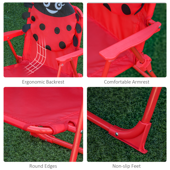 Children's Bistro Table and Chair Set with Adjustable Parasol - Ladybird Design | Fun Outdoor Furniture for Kids - Premium  from Home Treasures - Just £51.99! Shop now at Home Treasures