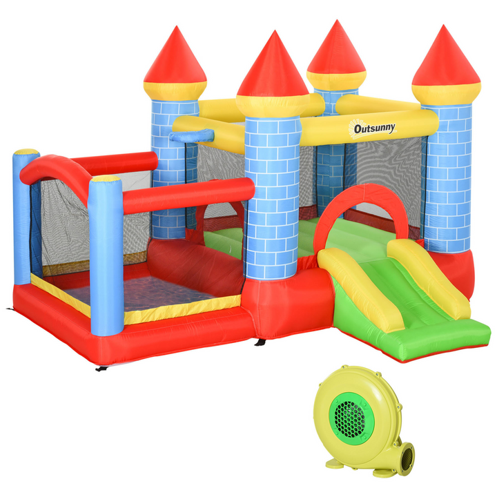 4 in 1 Bouncy Castle w/ Blower - Premium  from Home Treasures - Just £253.99! Shop now at Home Treasures