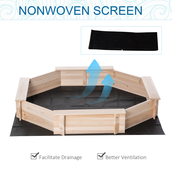 Children's Wooden Sand Pit with Protective Cover - Durable Outdoor Fun for Kids - Premium  from Home Treasures - Just £84.99! Shop now at Home Treasures