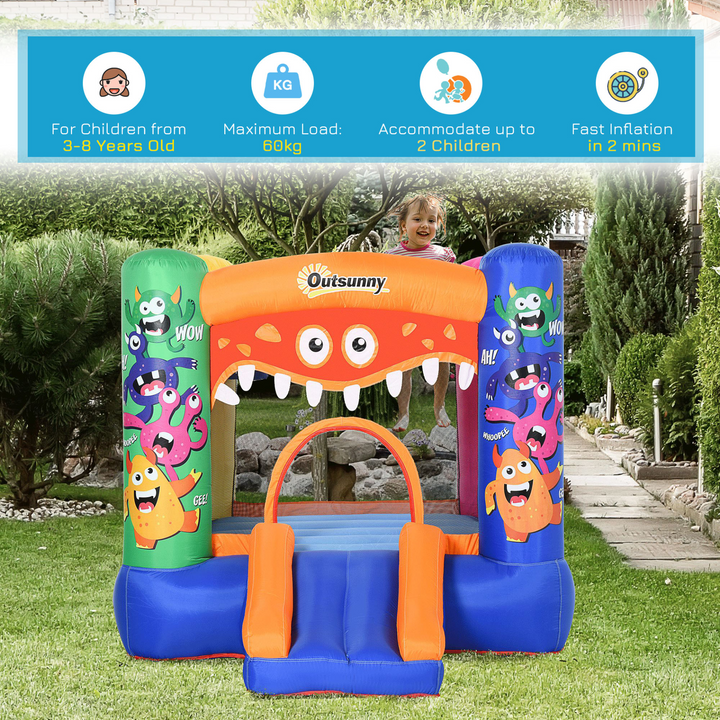 Children's Bouncey Castle House with Blower - Quick Inflate, Safe & Fun Outdoor Playset - Premium  from Home Treasures - Just £196.99! Shop now at Home Treasures