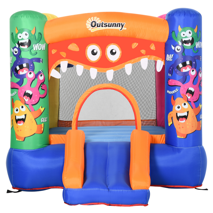 Children's Bouncey Castle House with Blower - Quick Inflate, Safe & Fun Outdoor Playset - Premium  from Home Treasures - Just £196.99! Shop now at Home Treasures