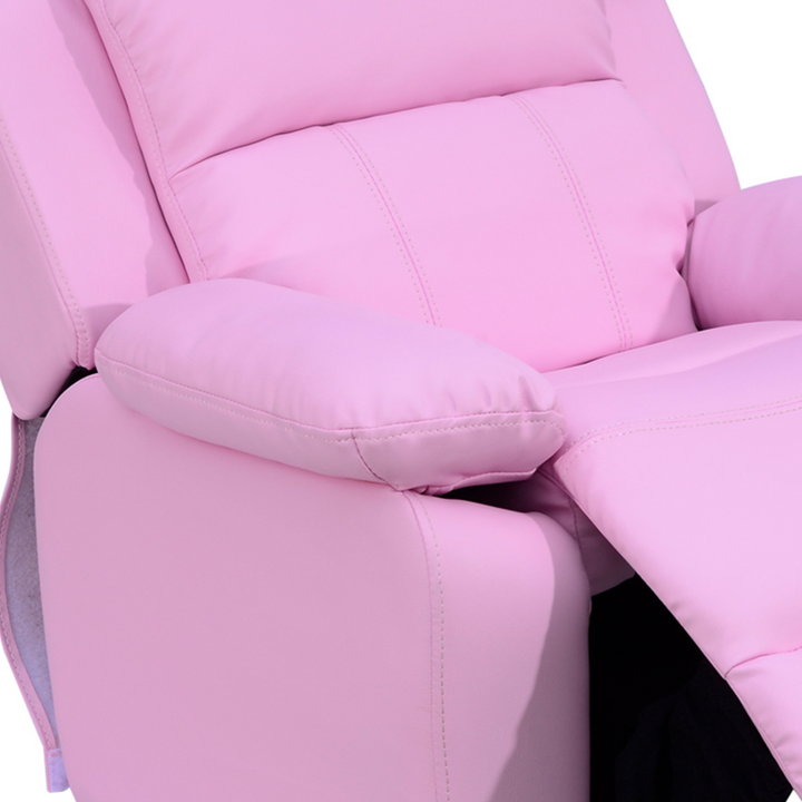 Children's Pink Recliner Lounger Armchair with Storage - Cozy and Stylish for Playrooms & Bedrooms - Premium  from Home Treasures - Just £134.99! Shop now at Home Treasures