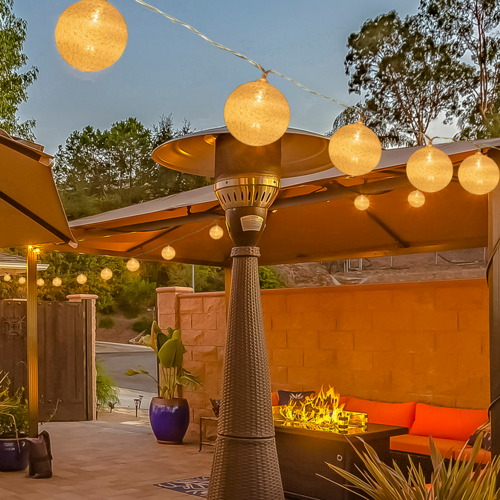 Globe LED Garden String Lights - 4 Pack | Warm White, Outdoor Safe, Ideal for Parties & Decorations - Premium  from Home Treasures - Just £15.99! Shop now at Home Treasures