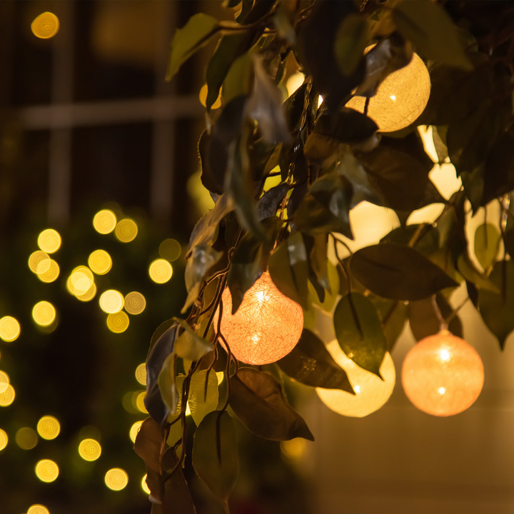 Globe LED Garden String Lights - 4 Pack | Warm White, Outdoor Safe, Ideal for Parties & Decorations - Premium  from Home Treasures - Just £15.99! Shop now at Home Treasures