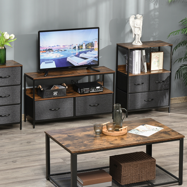 3 Drawer Storage Chest Unit - Versatile Black Home Cabinet with Shelves for Living Room, Bedroom, and Entryway Furniture - Premium  from Home Treasures - Just £66.99! Shop now at Home Treasures