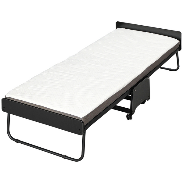 Folding Bed with Memory Foam Mattress - Portable Guest Bed 200 x 80 x 41cm, Space-Saving Design, Comfortable Sleep Solution - Premium  from Home Treasures - Just £200.99! Shop now at Home Treasures