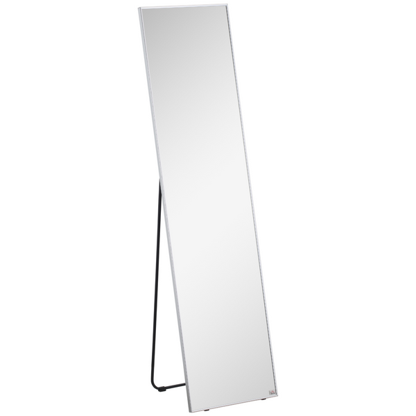 Elegant Full Length Mirror, Wall-Mounted & Freestanding, 160 x 40 cm - Perfect Rectangle Dressing Mirror with Black Frame for Bedroom & Living Room - Premium  from Home Treasures - Just £88.99! Shop now at Home Treasures