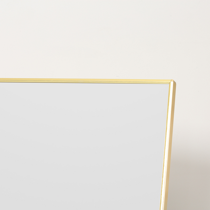 Full Length Mirror Wall-Mounted & Freestanding with Gold Frame - 160x50 cm Dressing Mirror for Bedroom & Living Room - Premium  from Home Treasures - Just £104.99! Shop now at Home Treasures