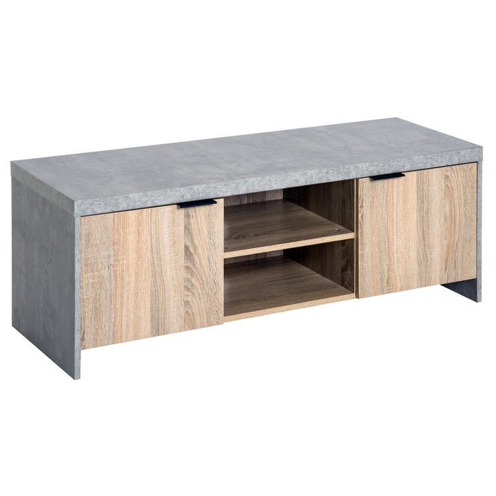 Minimalist Wooden TV Stand 120x40x44cm - Modern Entertainment Center with Storage - Premium  from Home Treasures - Just £85.99! Shop now at Home Treasures