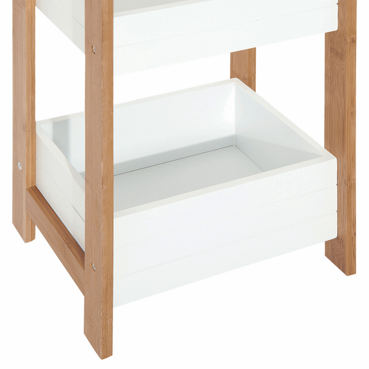 3-Tier Bamboo Bathroom Rack | Multi-Purpose Storage Shelf | Durable & Space-Saving Design - Premium  from Home Treasures - Just £52.99! Shop now at Home Treasures