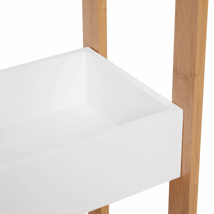 Bathroom Rack, 3-Tiered Storage Shelf (Bamboo) - Premium  from Home Treasures - Just £52.99! Shop now at Home Treasures