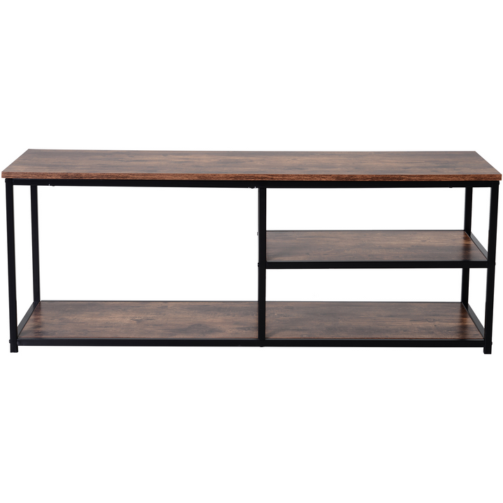 Industrial Style TV Cabinet with Sturdy Metal Frame and Ample Storage - 120 x 40 x 45 cm - Premium  from Home Treasures - Just £97.99! Shop now at Home Treasures