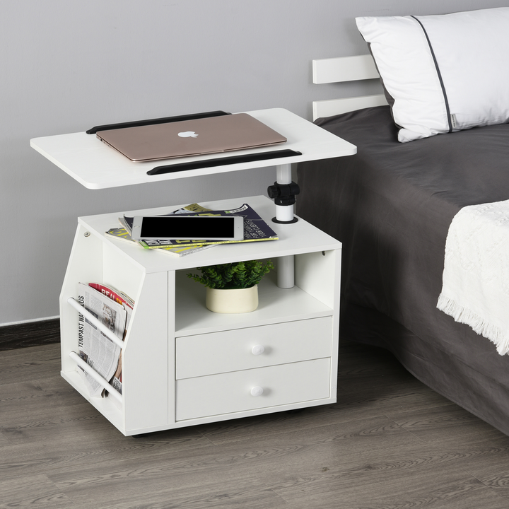 Multifunctional Swivel Bedside Table – Versatile End Table, Side Table, and Nightstand for Living Room or Bedroom - Premium  from Home Treasures - Just £89.99! Shop now at Home Treasures