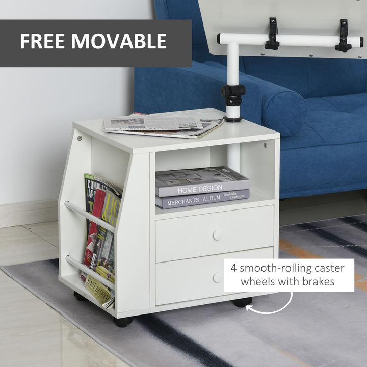 Multifunctional Swivel Bedside Table – Versatile End Table, Side Table, and Nightstand for Living Room or Bedroom - Premium  from Home Treasures - Just £89.99! Shop now at Home Treasures