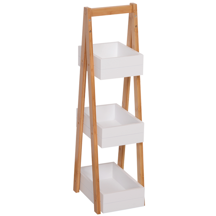 Modern A-Frame 3-Tiered Storage Rack - Perfect for Bathroom, Kitchen, and Living Room - Premium  from Home Treasures - Just £37.99! Shop now at Home Treasures