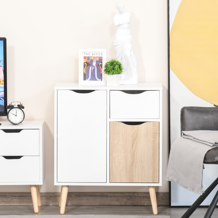 Stylish Sideboard with a Drawer in Brown - Perfect for Bedroom, Living Room & Entryway - Brown - Premium  from Home Treasures - Just £73.99! Shop now at Home Treasures