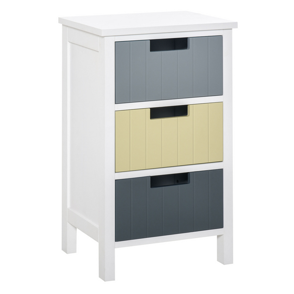 Multi-Colored Storage Tower with Drawers - Durable Wood Top, Perfect for Closets, Bedrooms, Nurseries, and Hallways - Premium  from Home Treasures - Just £54.99! Shop now at Home Treasures