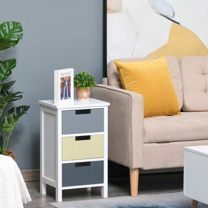 Multi-Colored Storage Tower with Drawers - Durable Wood Top, Perfect for Closets, Bedrooms, Nurseries, and Hallways - Premium  from Home Treasures - Just £54.99! Shop now at Home Treasures