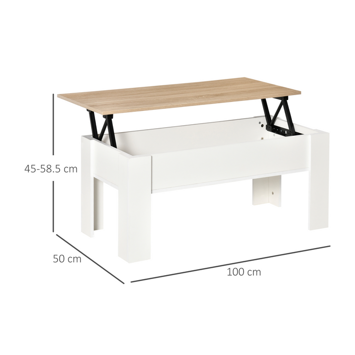 Lift Top Coffee Table with Hidden Storage Compartment | Modern Center Table for Living Room - Premium  from Home Treasures - Just £92.99! Shop now at Home Treasures