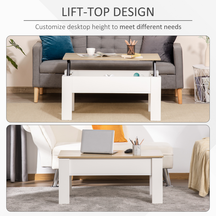 Lift Top Coffee Table with Hidden Storage Compartment | Modern Center Table for Living Room - Premium  from Home Treasures - Just £92.99! Shop now at Home Treasures