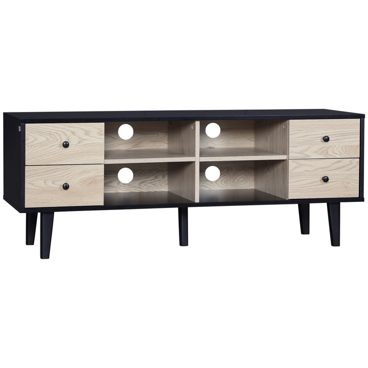 Modern Grey TV Unit with Drawers & Adjustable Shelves - Stylish and Functional Media Console - Premium  from Home Treasures - Just £94.99! Shop now at Home Treasures