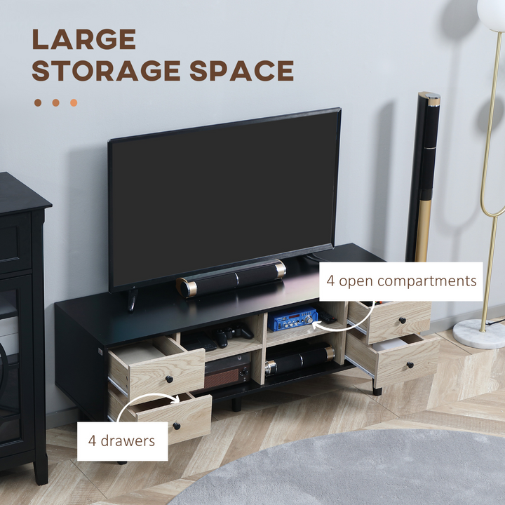 Modern Grey TV Unit with Drawers & Adjustable Shelves - Stylish and Functional Media Console - Premium  from Home Treasures - Just £94.99! Shop now at Home Treasures