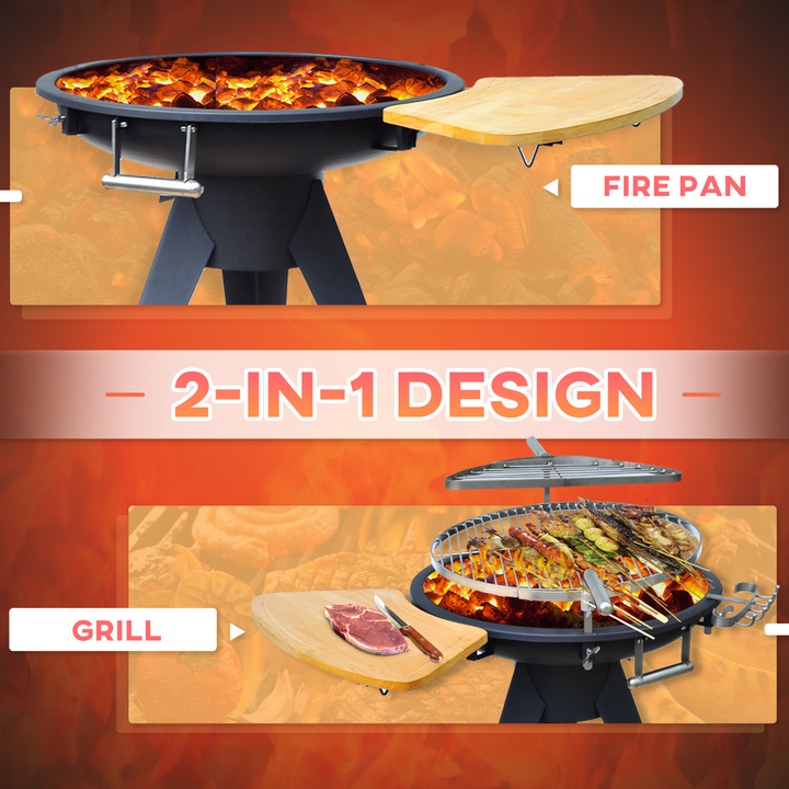  Enhance your outdoor cooking experience with this versatile BBQ. Features adjustable grilling heights and a convenient cutting board for effortless meal preparation. Enjoy delicious grilled delicacies in style.