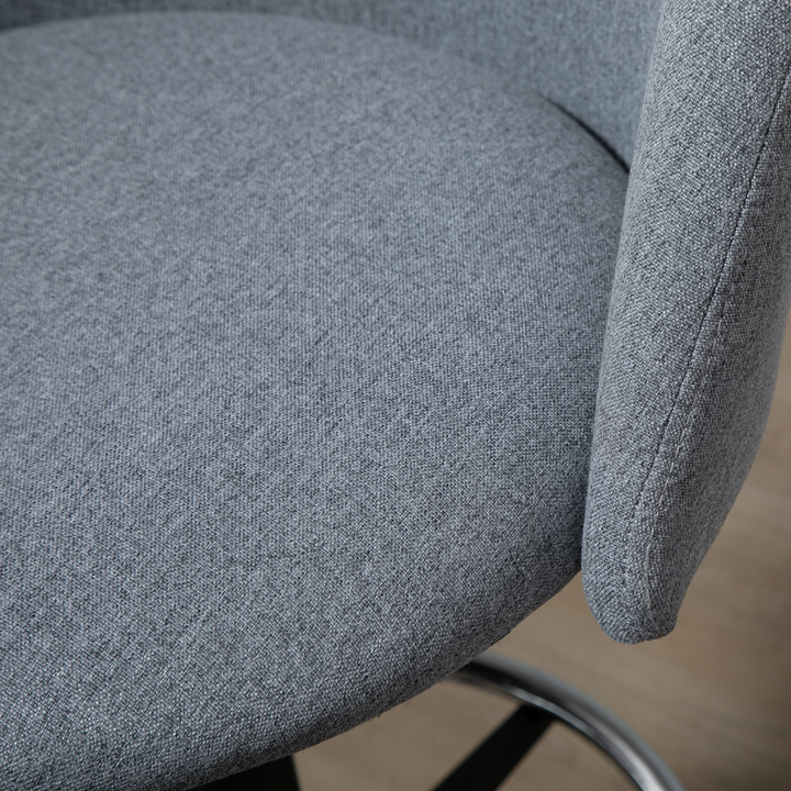 Vinsetto Ergonomic Adjustable Drafting Chair in Grey | Comfortable & Versatile Work Seating - Premium  from Home Treasures - Just £119.99! Shop now at Home Treasures