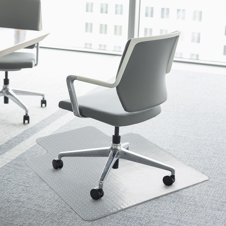 Office Carpet Protector Chair Mat - Clear, Non-Slip, Frosted Lipped Design for Carpet Protection - Premium  from Home Treasures - Just £38.99! Shop now at Home Treasures