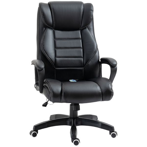 Vinsetto High Back Executive Office Chair - Ergonomic Massage, Swivel, Adjustable - Black - Premium  from Home Treasures - Just £160.99! Shop now at Home Treasures