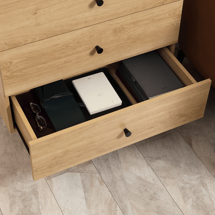 Natural Wood Chest of Drawers - Classic Oak Finish, 3 Spacious Drawers, Durable Pine Base - 80x70x40cm - Premium  from Home Treasures - Just £100.99! Shop now at Home Treasures