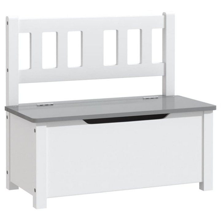 4 Piece Children's Table and Chair Set - White & Grey MDF | Perfect for Play, Crafts, & Dining - Premium  from Home Treasures - Just £154.99! Shop now at Home Treasures