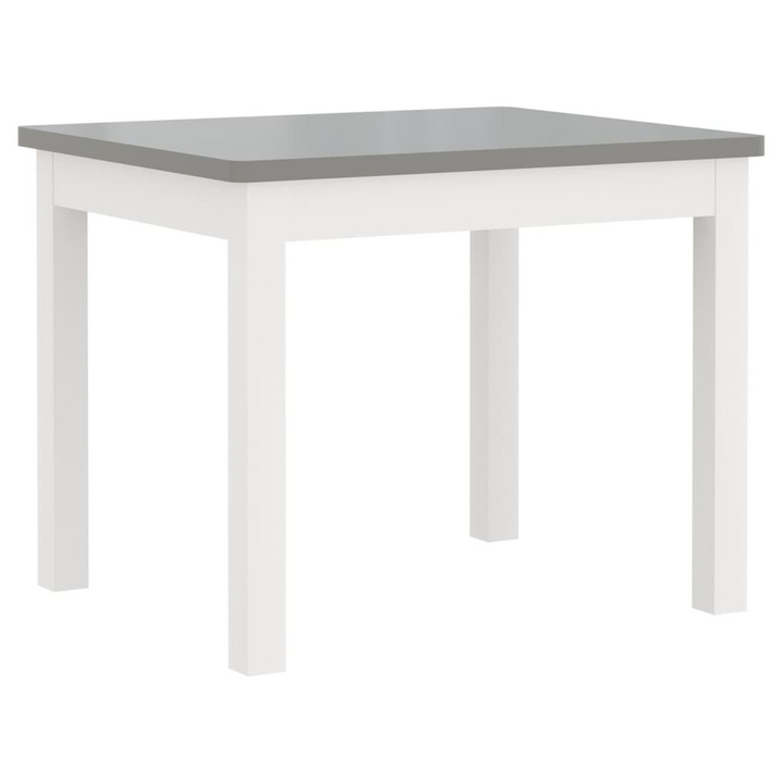 4 Piece Children's Table and Chair Set - White & Grey MDF | Perfect for Play, Crafts, & Dining - Premium  from Home Treasures - Just £154.99! Shop now at Home Treasures