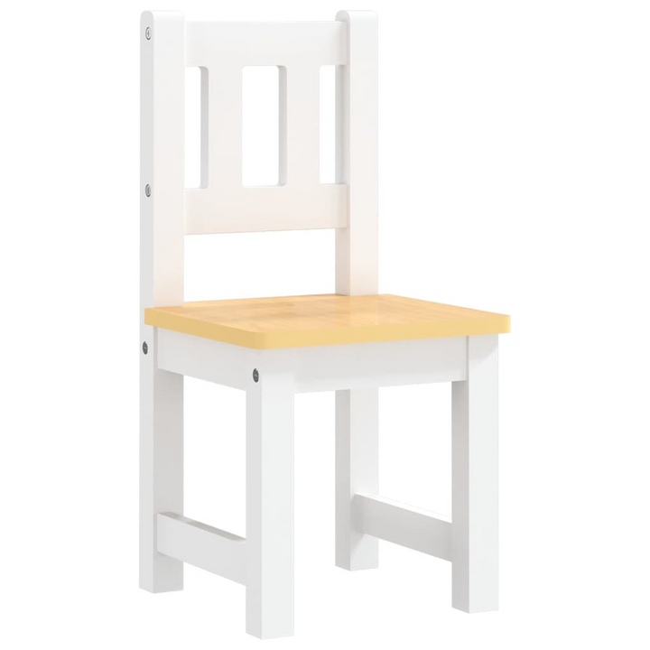 Children's Table and Chair Set (White and Beige) - Safe, Durable, and Fun Furniture for Kids - Premium  from Home Treasures - Just £92.99! Shop now at Home Treasures