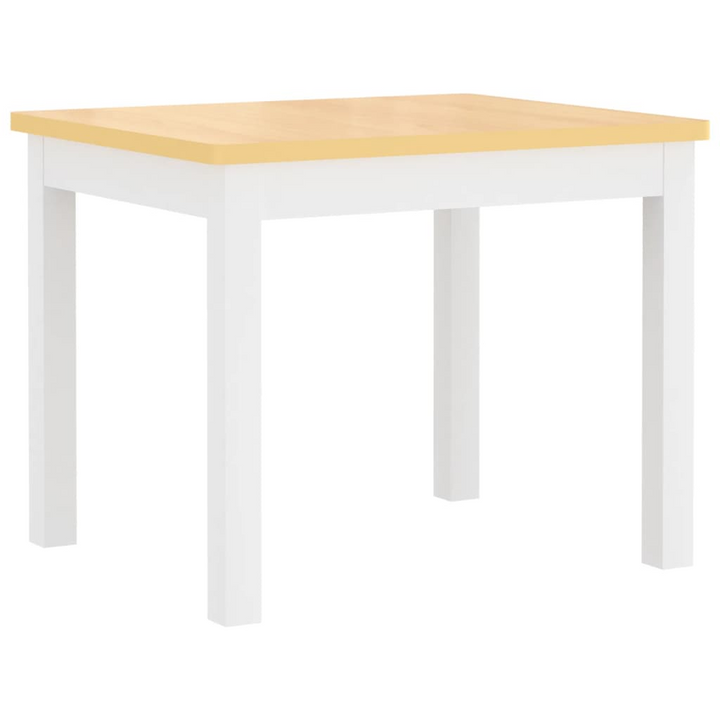 Children's Table and Chair Set (White and Beige) - Safe, Durable, and Fun Furniture for Kids - Premium  from Home Treasures - Just £92.99! Shop now at Home Treasures