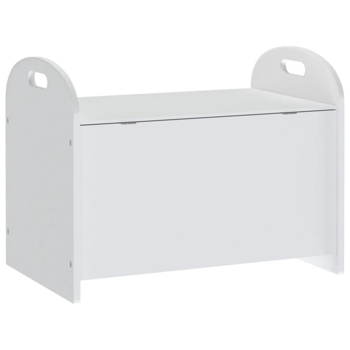 Children's Storage Bench (White) - Multifunctional Seat & Toy Organizer 62 x 40 x 46.5 cm - Premium  from Home Treasures - Just £58.99! Shop now at Home Treasures