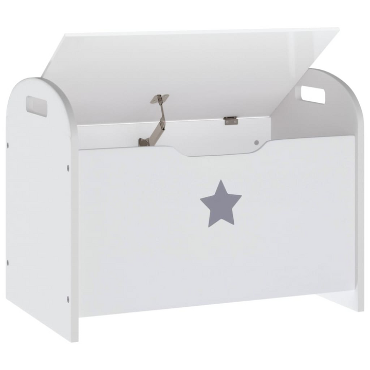 Children's Storage Bench (White) - Multifunctional Seat & Toy Organizer 62 x 40 x 46.5 cm - Premium  from Home Treasures - Just £58.99! Shop now at Home Treasures