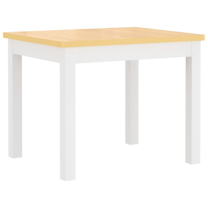 4 Piece Children's Table and Chair Set | Sturdy MDF | White & Beige | Perfect for Play & Study - Premium  from Home Treasures - Just £144.99! Shop now at Home Treasures