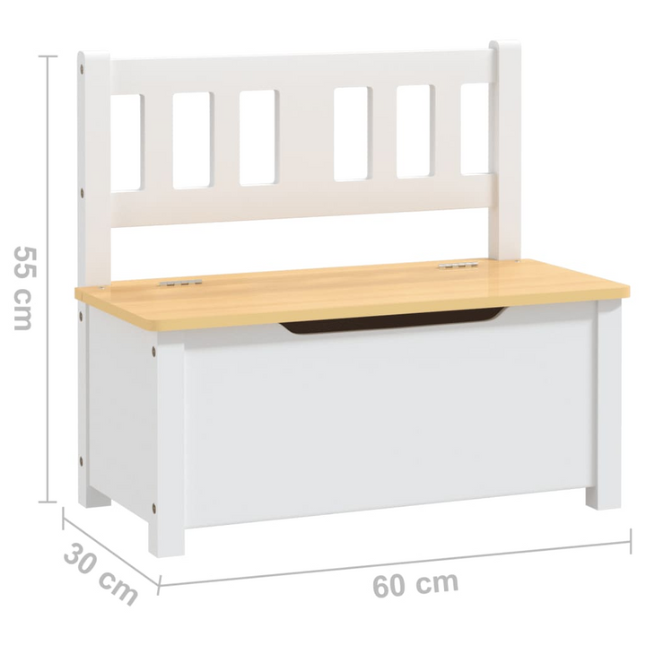 4 Piece Children's Table and Chair Set | Sturdy MDF | White & Beige | Perfect for Play & Study - Premium  from Home Treasures - Just £144.99! Shop now at Home Treasures