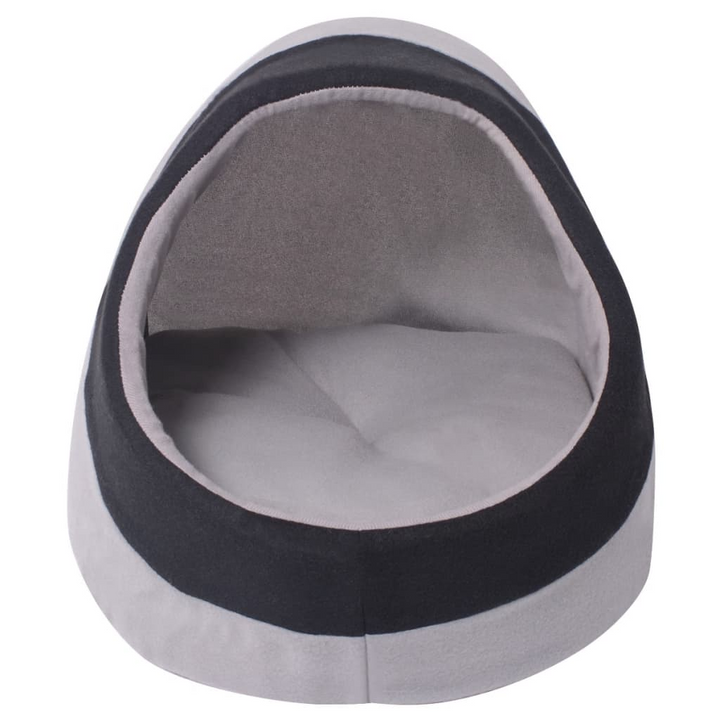 Cozy Cat Cubby in Grey and Black, Size L - Comfortable & Secure Pet Hideaway - Premium  from Home Treasures - Just £32.99! Shop now at Home Treasures