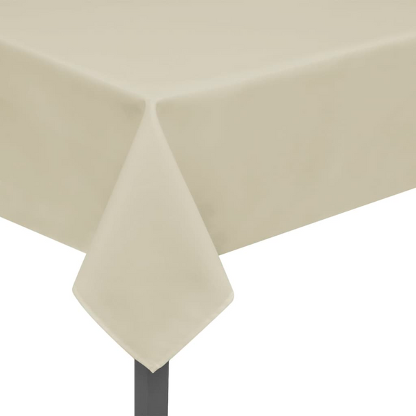 Cream Tablecloths 5-Pack 170x130 cm | Durable, Water-Repellent, Machine-Washable - Premium  from Home Treasures - Just £45.99! Shop now at Home Treasures