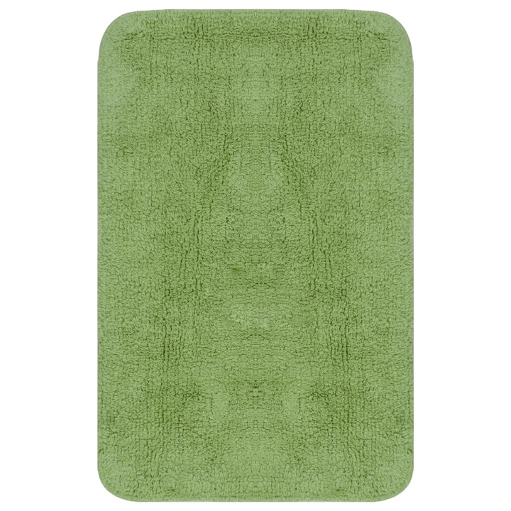 3-Piece Bathroom Mat Set – Luxurious Green Fabric, Anti-Slip, Water-Absorbent & Easy Maintenance - Premium  from Home Treasures - Just £29.99! Shop now at Home Treasures